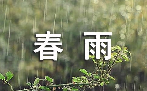 【热门】春雨二年级作文四篇